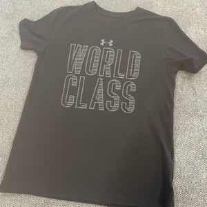 Under Armour Black "World Class" Short Sleeve Tee